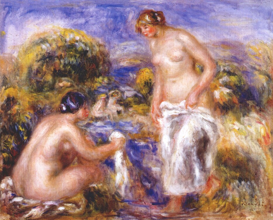 Women bathing 1915